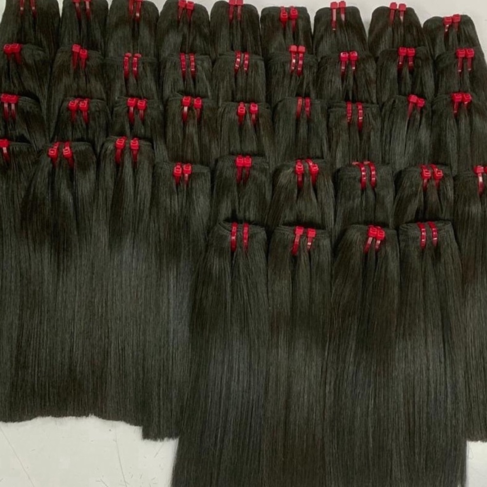 28” Vietnamese bone straight wefted hair bundles
